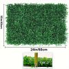 12 - Pack 24"x16" Artificial Grass Wall - 32 Square Feet