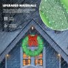 48in Pre-Lit Outdoor Christmas Wreath Decoration