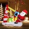 7ft Inflatable Santa Claus Decoration - 5 Built-in LED Lights