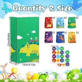 12Packs Christmas Dinosaur Candy Bags