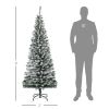 6ft Artificial Snow Flocked Christmas Tree