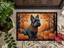 Scottish Terrier Fall Doormat 24 x 36 Inch Non Slip Washable Low