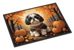 Shih Tzu Fall Doormat 18 x 27 Inch Non Slip Washable Low Pile