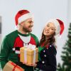 Christmas Decoration Plush Glow Led Santa Hat Supplies