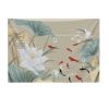 Chinese Lotus Carp Bedroom Tapestry TV Backdrop Living Room