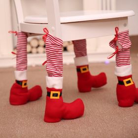 Christmas Decoration Supplies Table Foot Cover Home Dining Chair