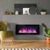 41.3 Inch 1500W Wall Mounted Electric Fireplace 7 Color Flame