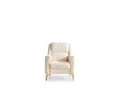 Luna Modern Style Chair in Ivory