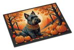 Scottish Terrier Fall Doormat 24 x 36 Inch Non Slip Washable Low