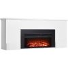 75 Inch Freestanding Electric Fireplace 1500W Heater with Mantel
