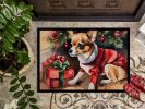 Chihuahua Cozy Christmas Doormat 18 x 27 Inch Non Slip Washable