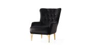 Modern Style Chair in Black