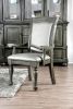 Glorious Classic Traditional Dining Chairs Gray Color Solid wood