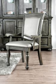 Glorious Classic Traditional Dining Chairs Gray Color Solid wood