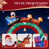 10FT Lighted Christmas Inflatable Archway