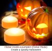 CANDLE IDEA 6 PCS Halloween Pumpkin LED Lights