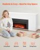 75 Inch Freestanding Electric Fireplace 1500W Heater with Mantel