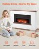 65.5 Inch Freestanding Electric Fireplace 1500W Heater