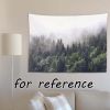 Misty Forest Wall Tapestry Bedroom Rental Dormitory Backdrop