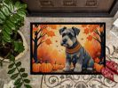 Schnauzer Fall Doormat 18 x 27 Inch Non Slip Washable Low Pile