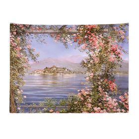 Mediterranean Rose Tapestry Bedroom Oil Painting Rental