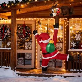 8.5ft Inflatable Climbing Santa
