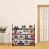 2 Set 4 Tiers Shoe Rack Tower Shelf Storage Organizer