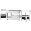 Kids Play Table Set 3PC with Reversible Top