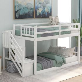 Twin over Floor Bunk Bed