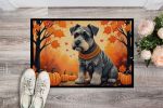 Schnauzer Fall Doormat 18 x 27 Inch Non Slip Washable Low Pile