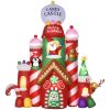 10ft Christmas Inflatables Outdoor Decorations Candy Castle