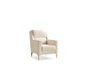 Luna Modern Style Chair in Ivory