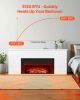 75 Inch Freestanding Electric Fireplace 1500W Heater with Mantel