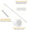 Tension Curtain Rod Spring Load Adjustable Pole Heavy-Duty Steel