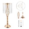 10 Piece 55cm Tall Crystal Wedding Flower Stand Metal Centerpiece