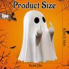 Halloween Ghost Figurine, Spooky Resin Ghost Statue, Cute Ghost Halloween Decoration for Home and Office Desktop Decor Display Ornaments