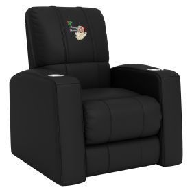 Relax Home Theater Recliner with Santa Claus Merry Christmas Logo (Material: Commercial Grade Synthetic Leather)