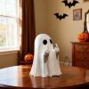 Halloween Ghost Figurine, Spooky Resin Ghost Statue, Cute Ghost Halloween Decoration for Home and Office Desktop Decor Display Ornaments