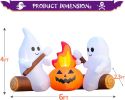 12FT Halloween Inflatables Decoration Giant Ghost