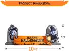 12FT Halloween Inflatables Decoration Giant Ghost